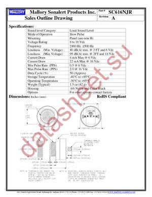 SC616NJR datasheet  